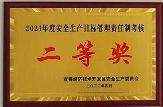 二等奖声誉证书